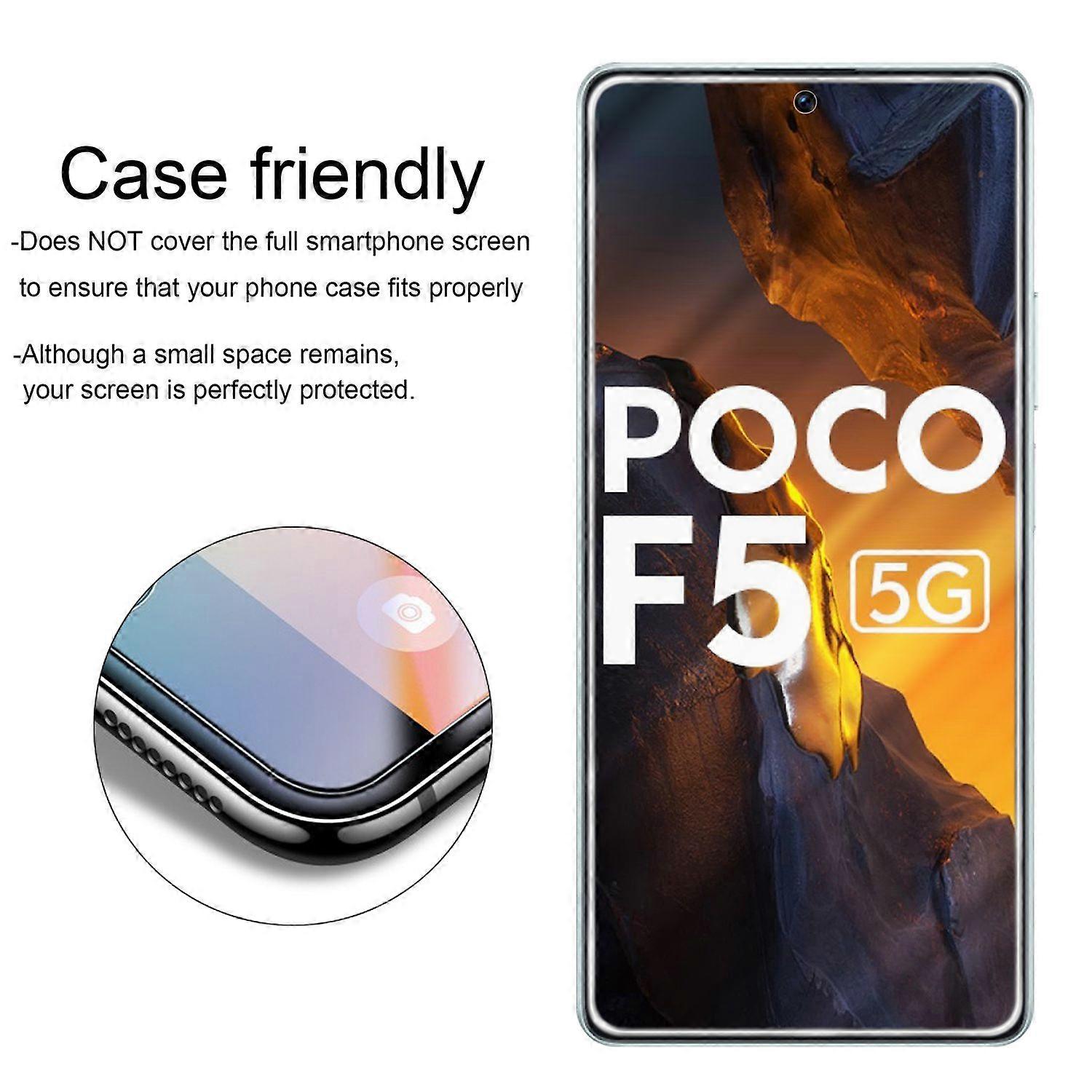 Screen protector compatible with Xiaomi Poco F5