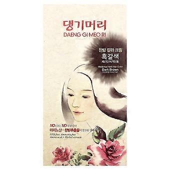 2 x DAENG GI MEO RI, Medicinal Herb Hair Color, Dark Brown, 1 Kit