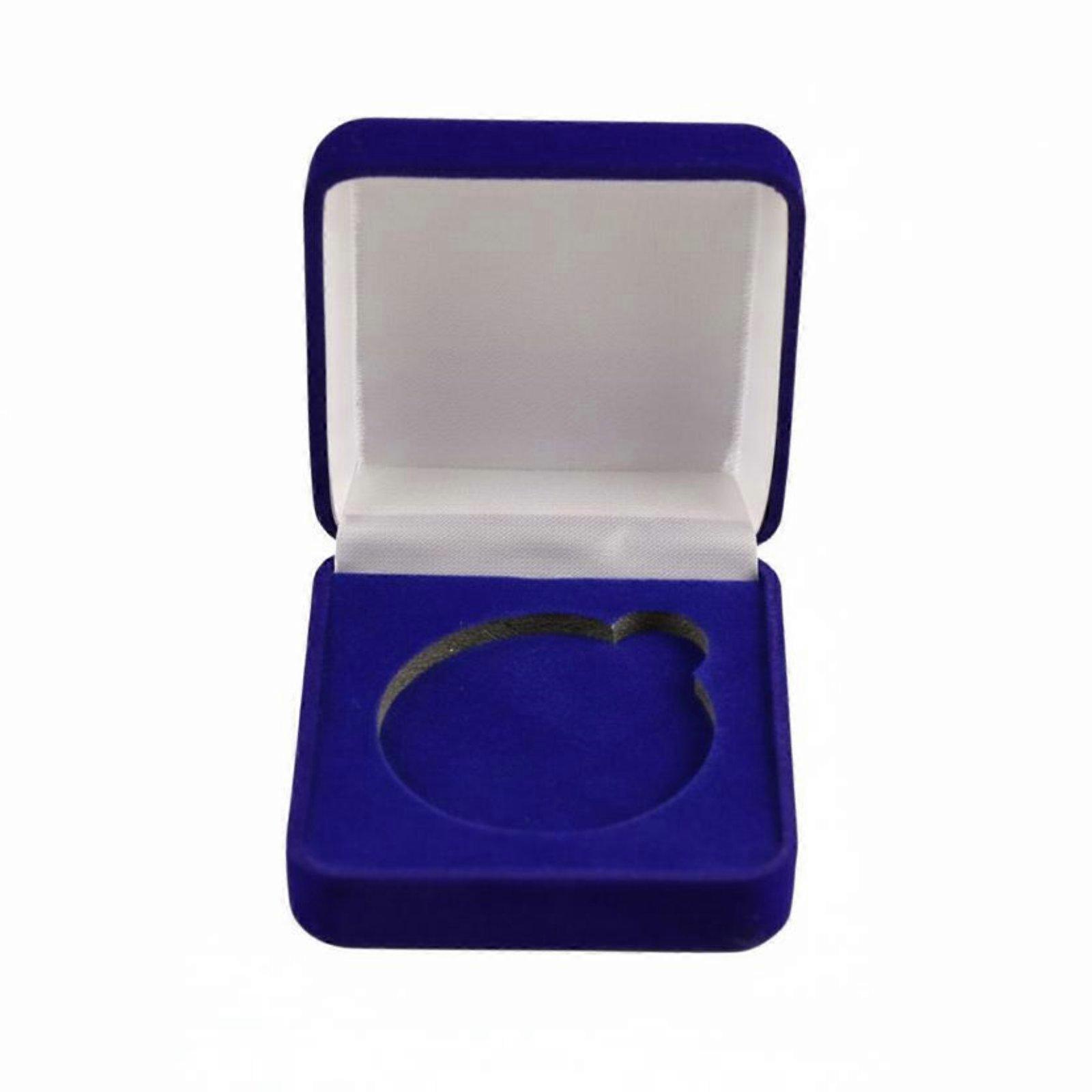Velvet Keepsake Box Versatile Hinged Pin Display Case Elegant Design Black