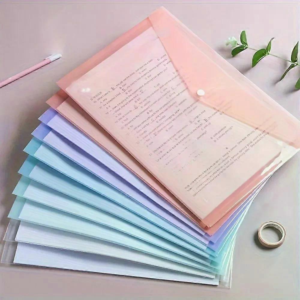 Waterproof Clear A4 PP File Folder Pack