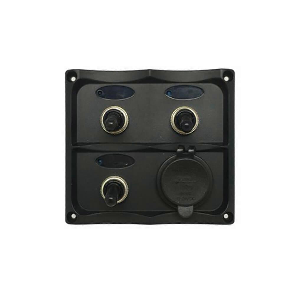 3 SWITCH Panel with Dual Usb Socket 4.2A Stylish Panel Superior High Quality