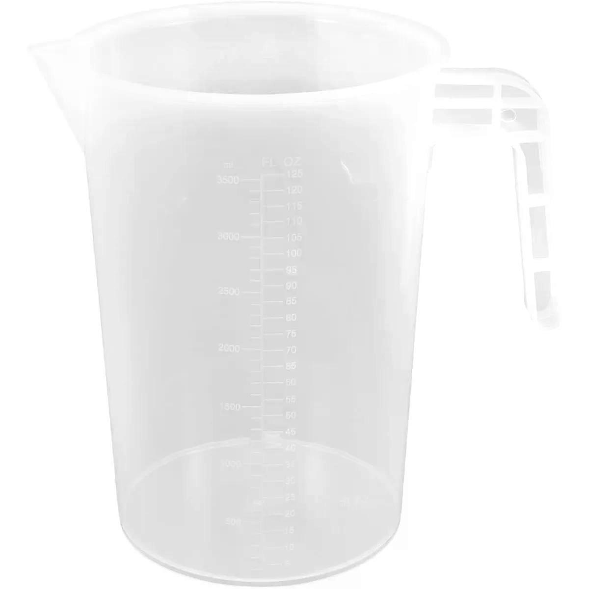 Plastic Measuring Cup 3500ml with Handle for Baking
