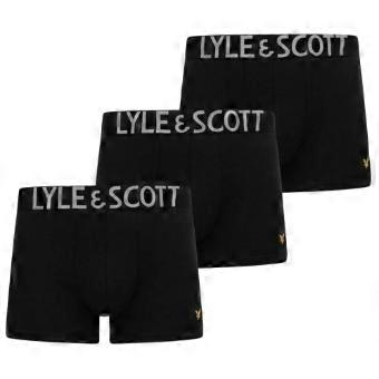 Lyle & Scott Herren Boxershorts aus Baumwollmischgewebe (3er-Pack)
