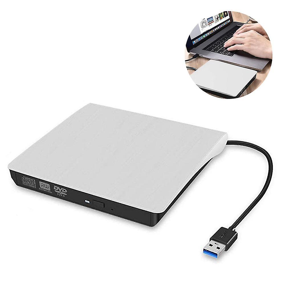 External Cd Dvd Drive, Usb 3.0 Portable Cd Dvd +/-rw Drive