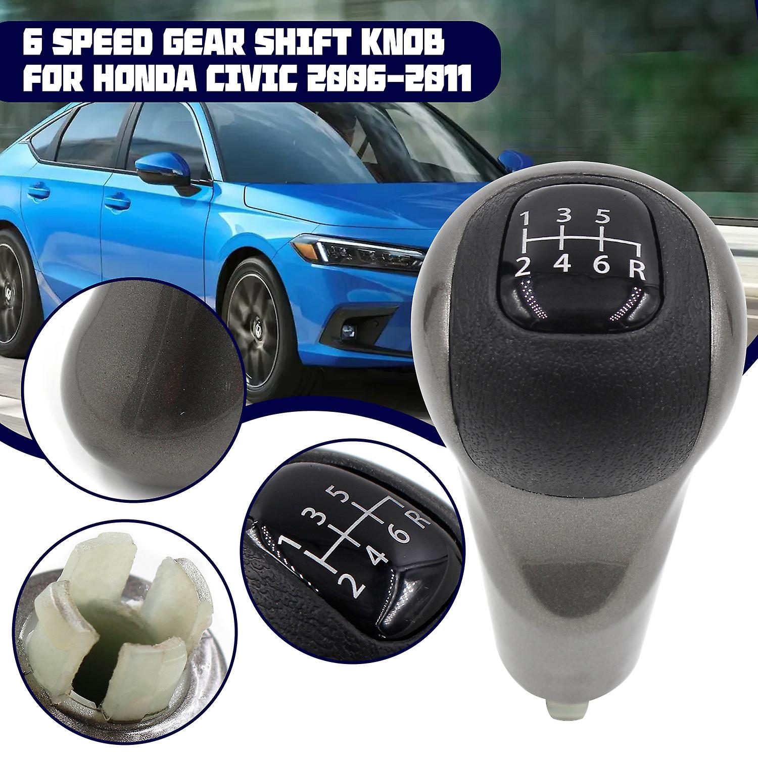 Newway Manual Gear Shift Head Manual Gear 5-speed 6-speed Manual Shift Knob Is Compatible With Honda Civic 2006-2011
