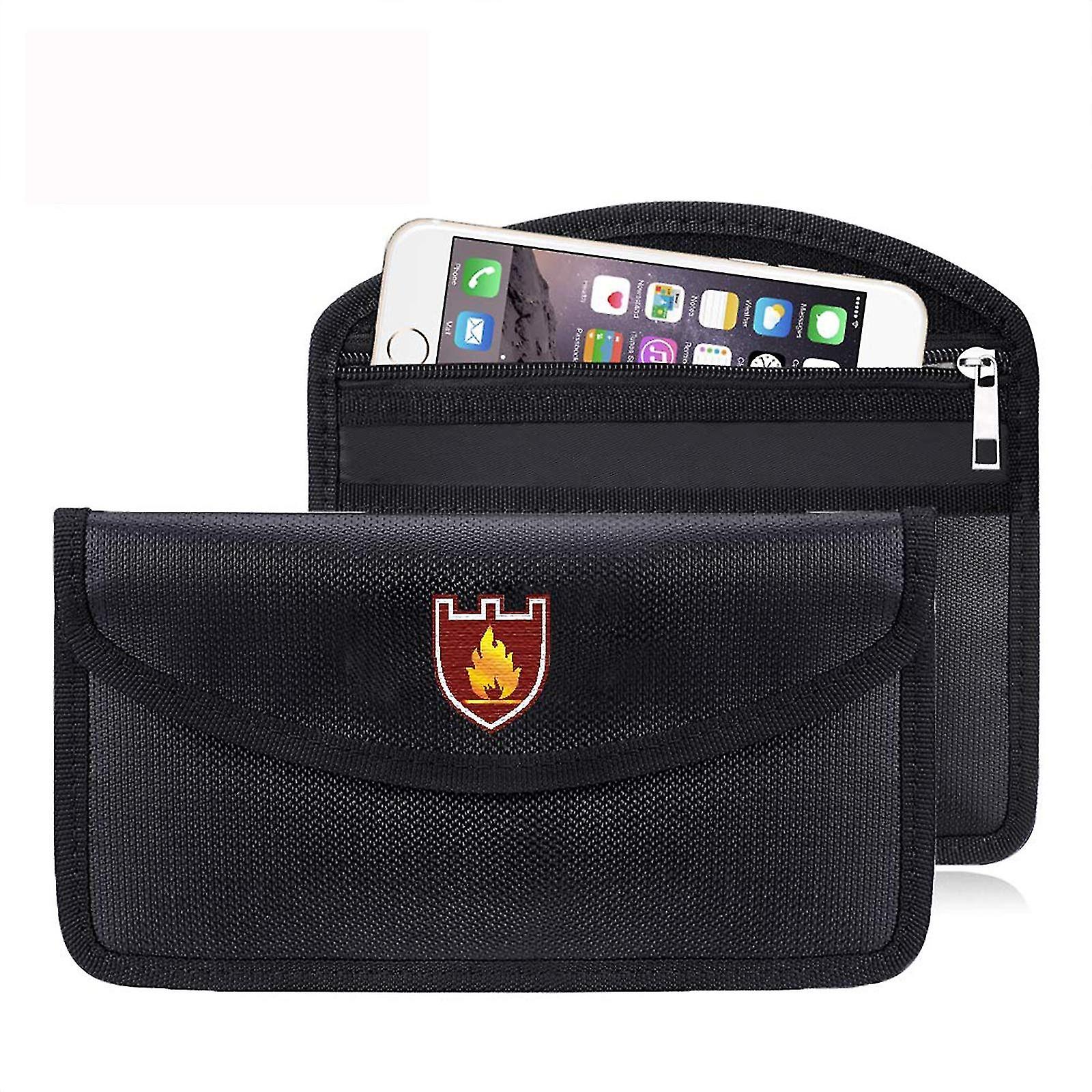 Fireproof Money Bag, 7.78''*3.93'' Waterproof And Fireproof Envelope, Small Fireproof Safe Storage Pouch For Document