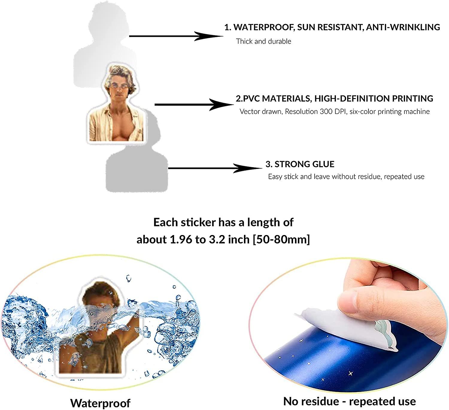 100 Adesivi Outer Banks In Vinile - Decalcomanie Impermeabili Per Bottiglie, Laptop E Skateboard - Foto 5