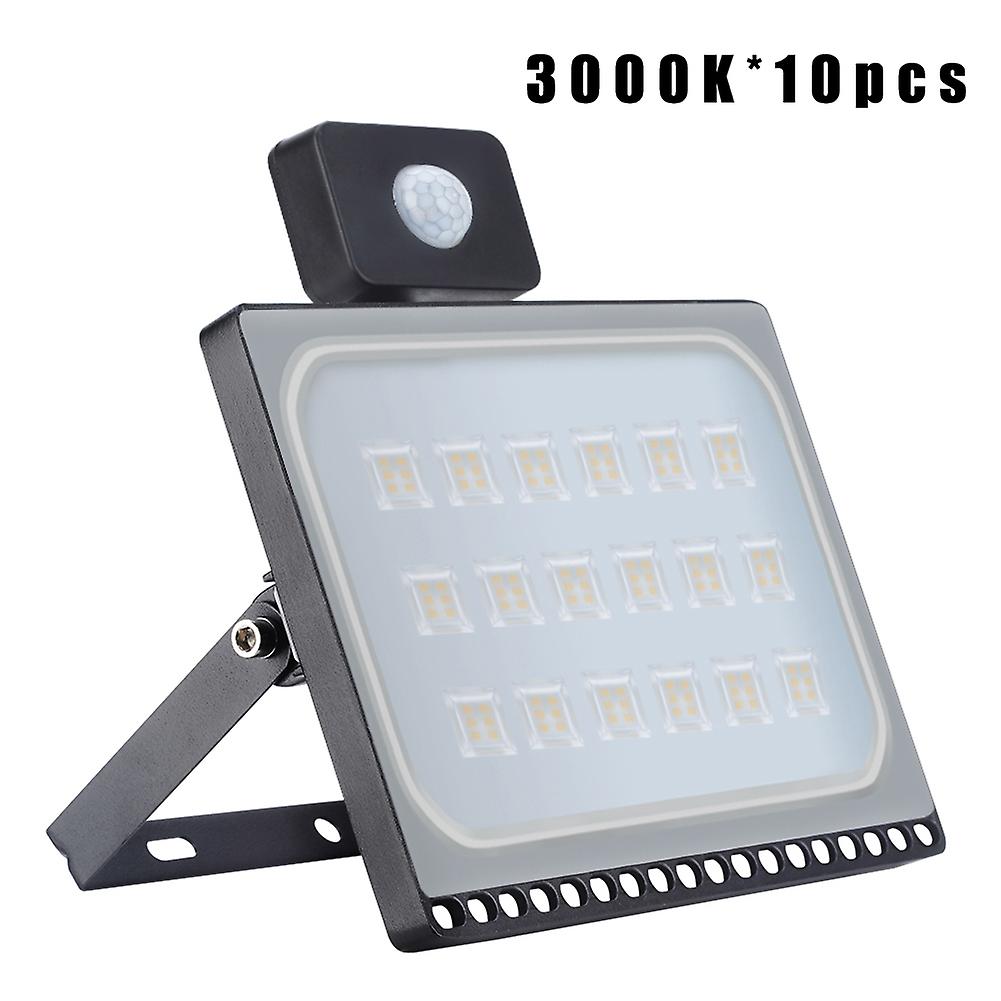 100W Flood Light IP65 Waterproof PIR Motion Sensor High Brightness for Outdoor Patio
