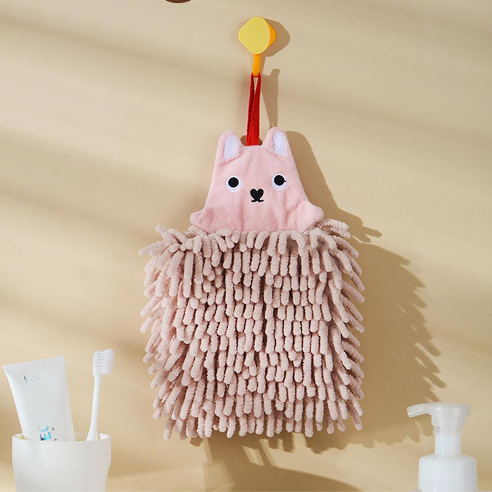 Hangable Soft Absorbent Thick Hand Towel Dry Your Hand Instantly For Bathroom