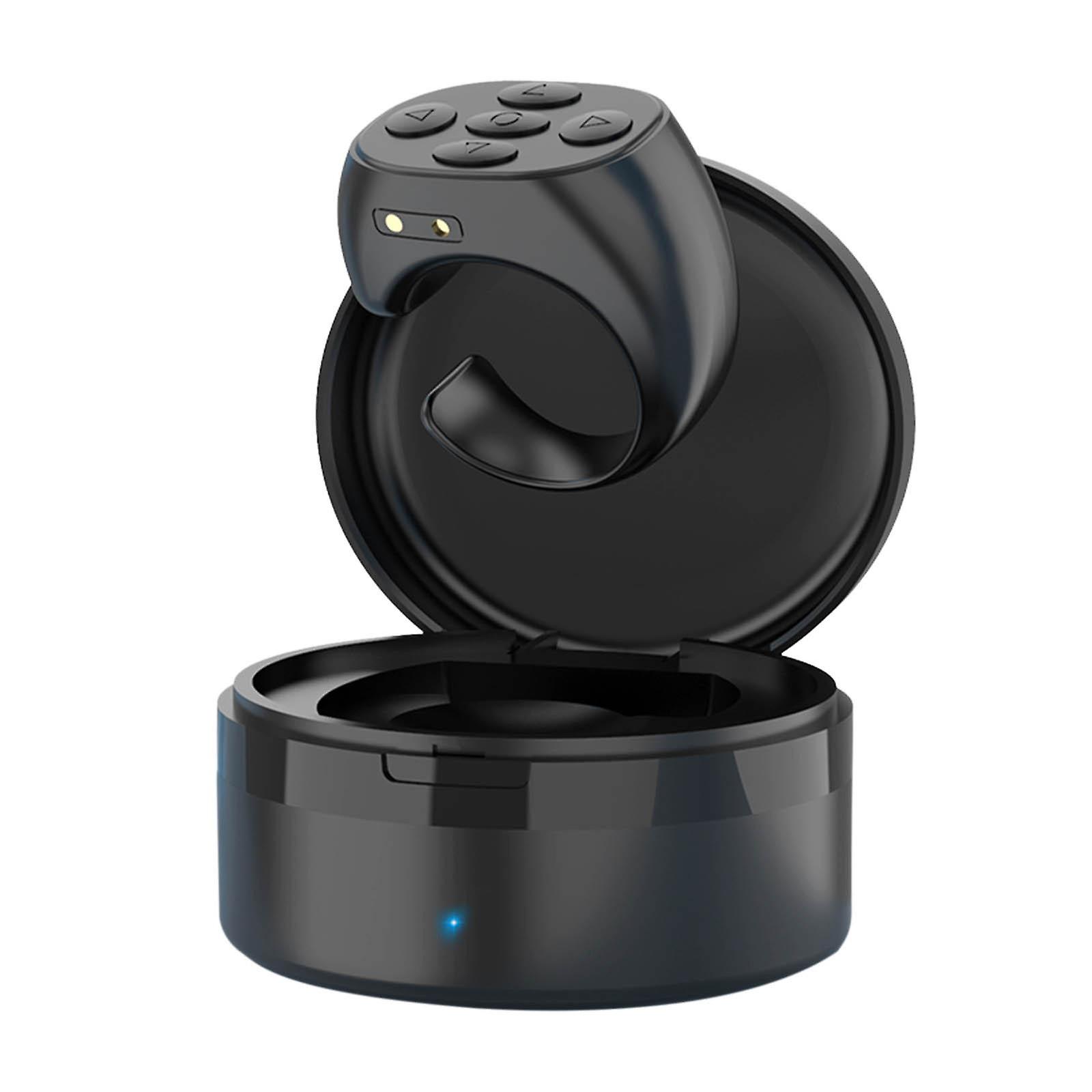 Remote Control Button Remote Shutter Ring Design for Smartphone Camera Pink