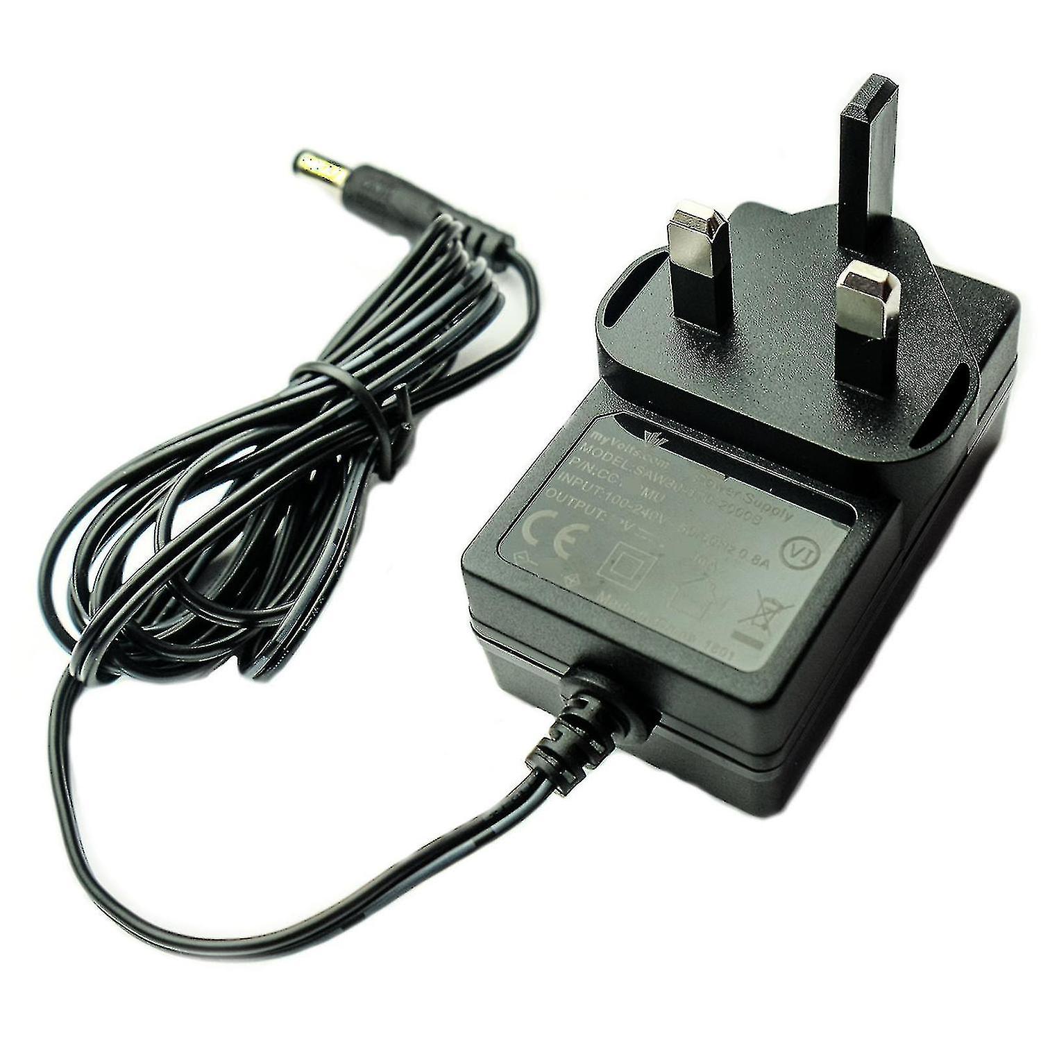 Alimentation de remplacement 9v compatible avec le clavier Casio Ctk-611 / ctk-671