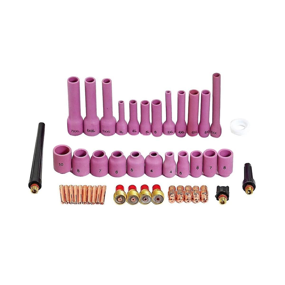 TIG Welding Torch Stubby Gas Lens for WP9 WP20 TIG Back Cap Collet Bodies Kit Durable Practical Acc
