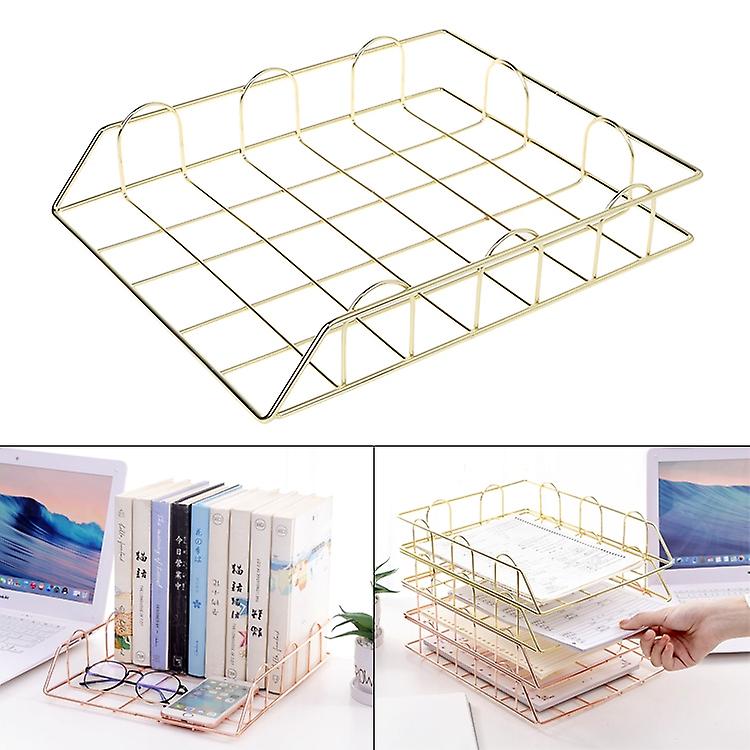Folding Wrought Iron Newspaper File Holder