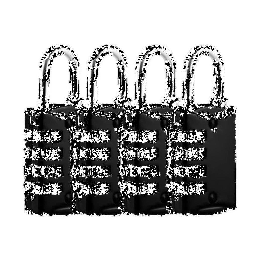 Combination Locks, 4 Digit Lock With Metal Code Lock, Weatherproof, Suitcase Lock, Combination Lock
