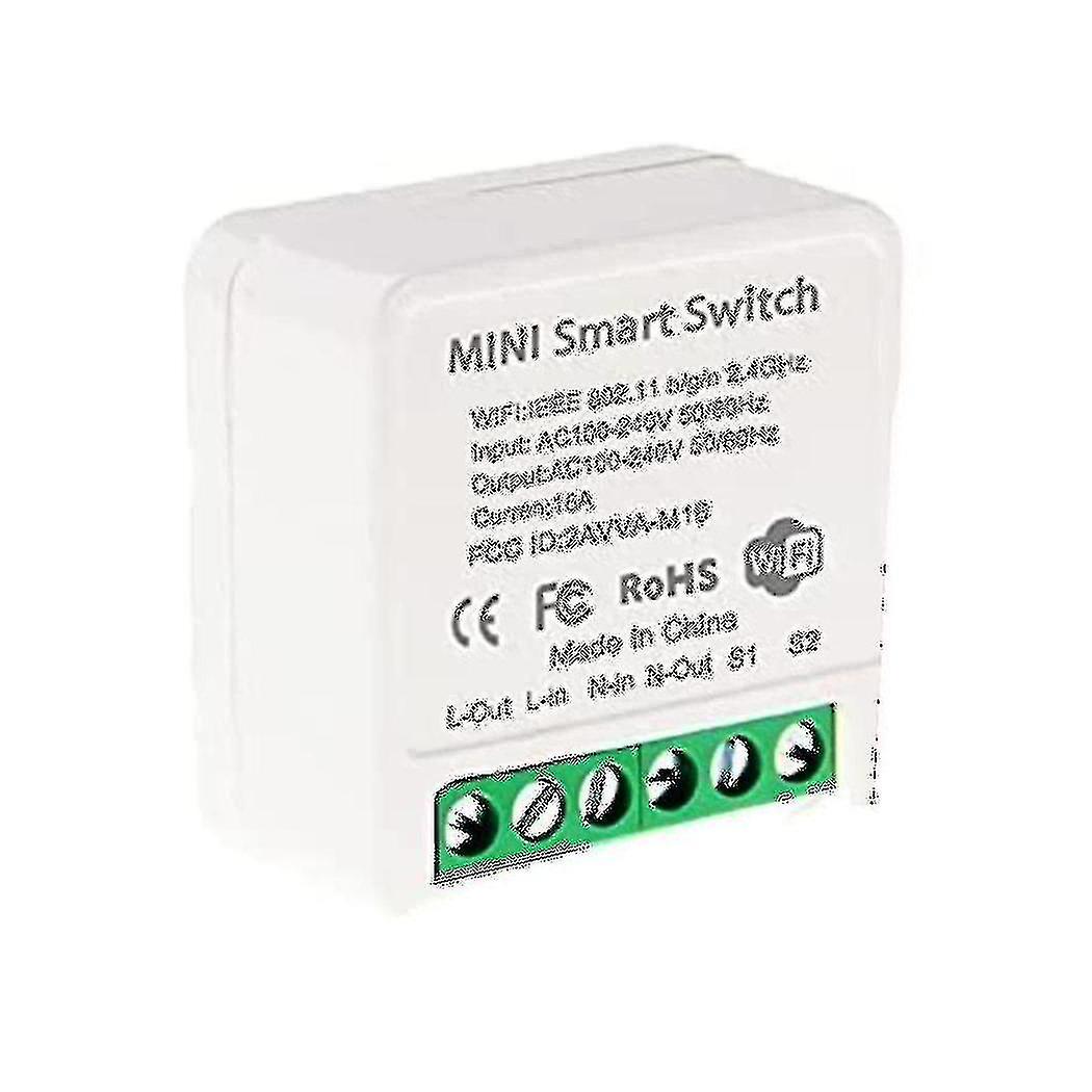 Mini Smart Wifi Relay Switch, Diy Timer Light Switch Module Smart Life/tuya Application, Wireless R