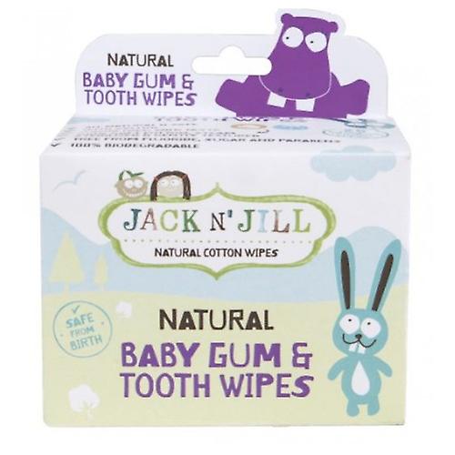 Jack N' Jill Natural Baby Gum & Tooth Wipes, 25 Count (Pack of 1)