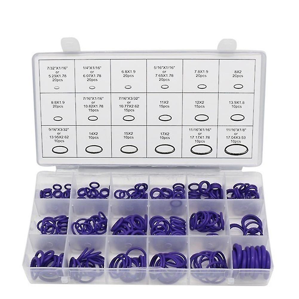 270pcs / set Assortiment Voiture Auto Climatisation Réparation Nbr Joint Joint Joint Kit