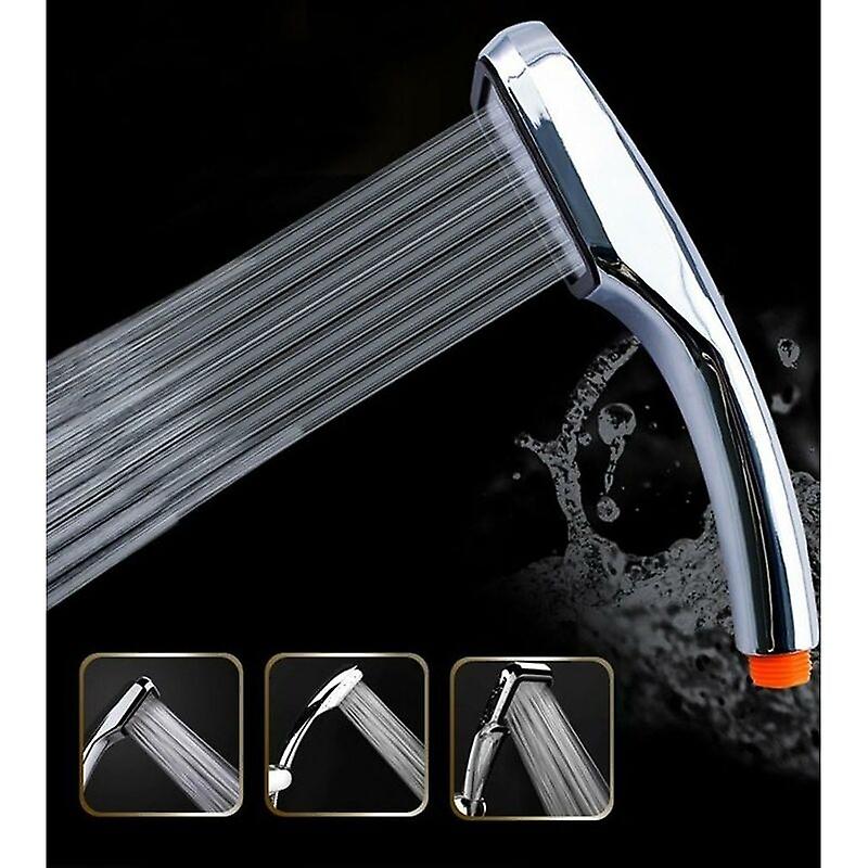 300 Hole 30% Water Saving Shower Head With 300% Turbocharged Pressure - Chrome Plated