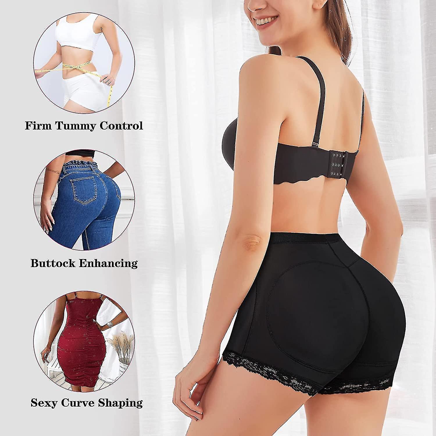Women's Push Up Butt Lifter Shaping Underwear,invisible Lace Tummy Control Panties Body Shaper