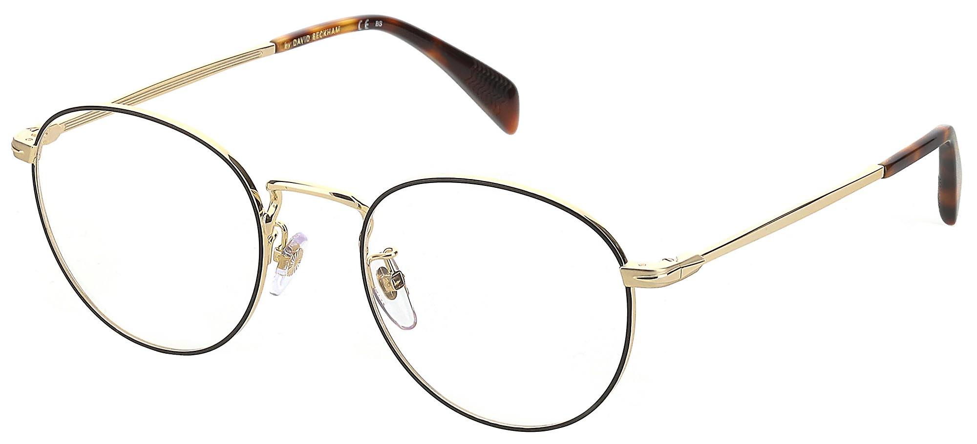 Eyewear Frames David Beckham DB 1015 GOLD BLACK /BLUE MIRROR 52/21/150 Man