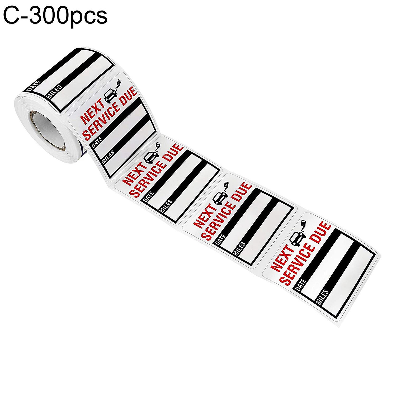 Reminder Sticker Removable Convenient Waterproof Next Service Due Sticker compatible Car