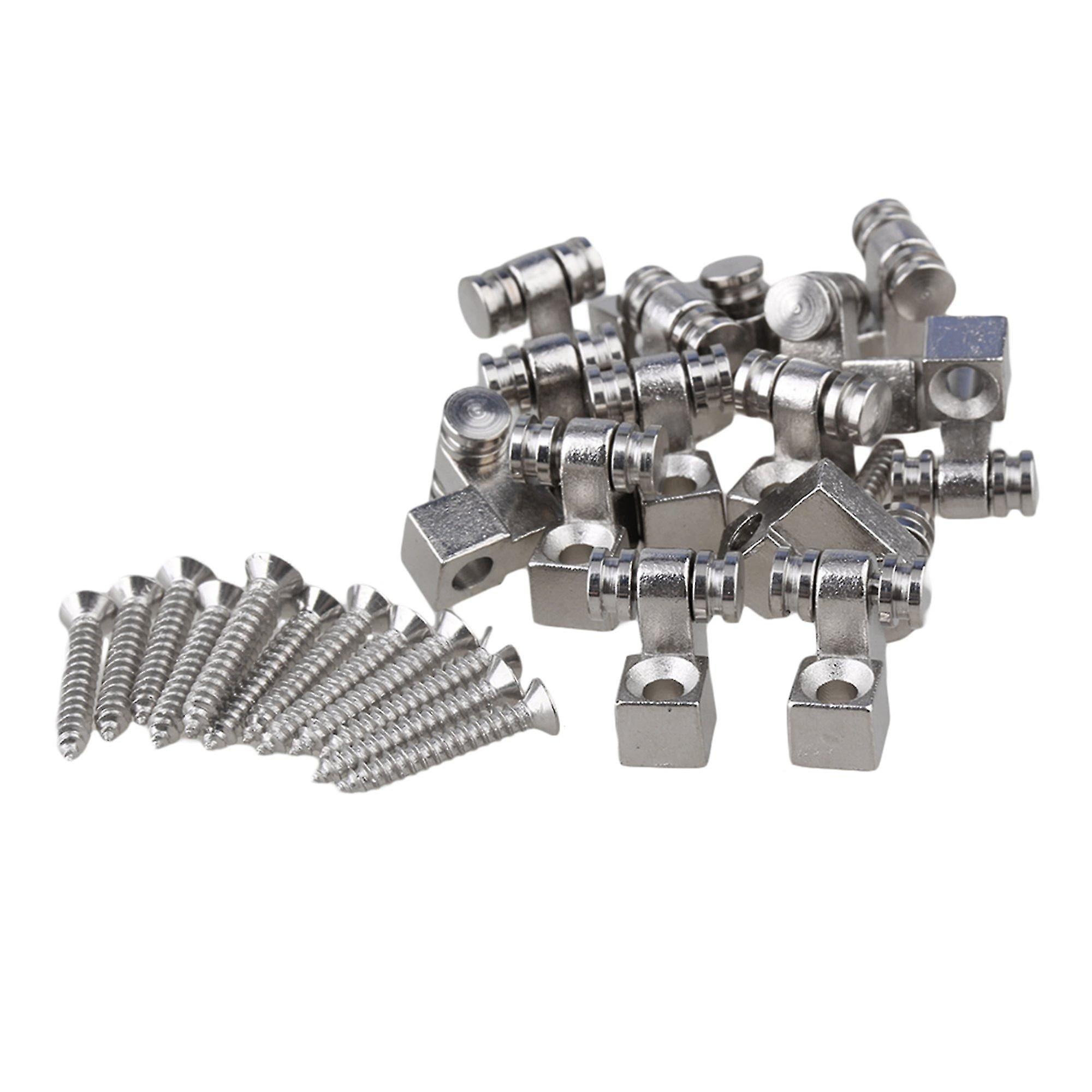 Guitar Fittings Parts Guitar String Tree Retainer Roller Design Chrome Set Of 20 Ppm-2319