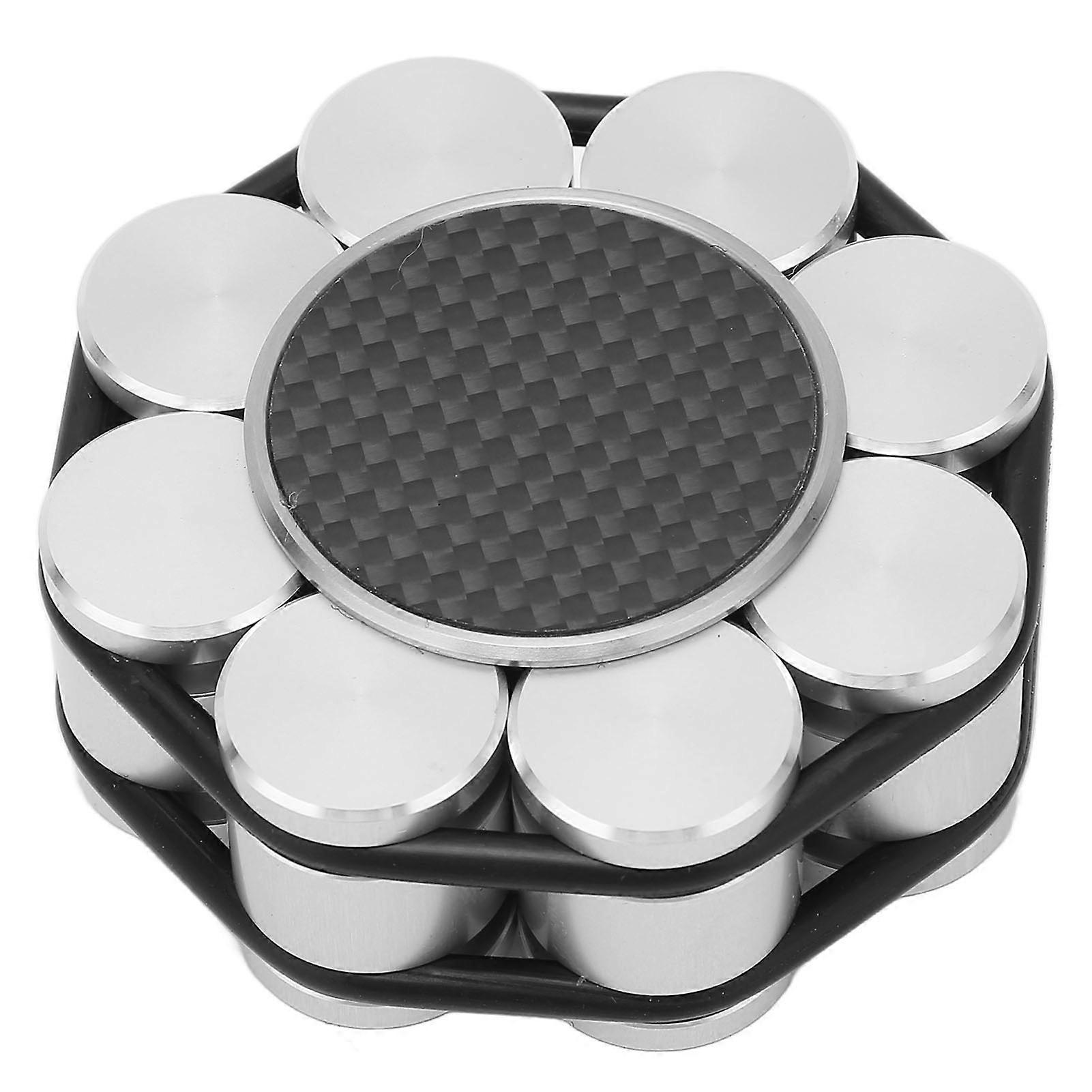 Record Weight Clamp: Aluminum & Silicone Stabilizer for Turntable Vibration Damping