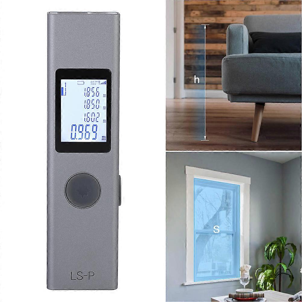 40m Digital Handheld High Precision USB Distance Measure Meter Rangefinder Instrument