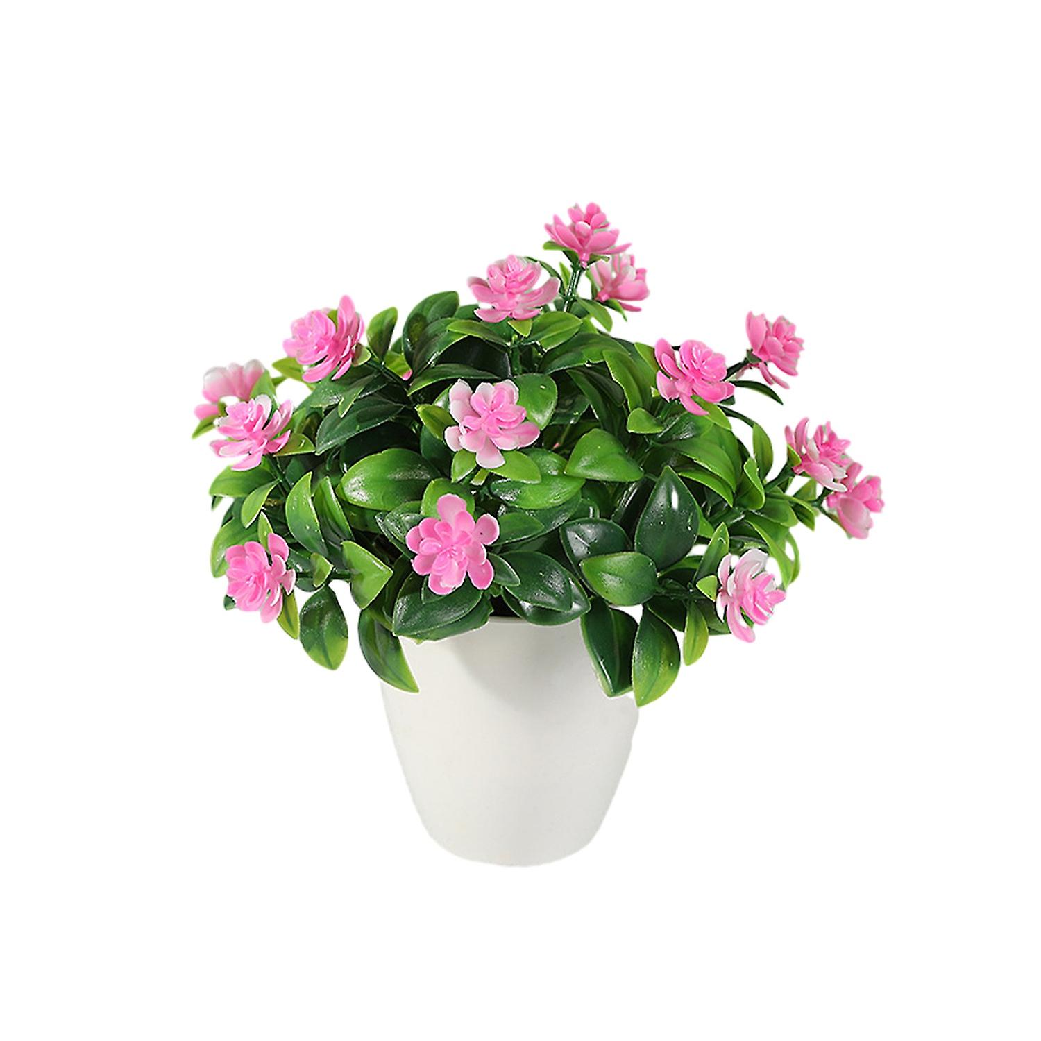 Simulation Bonsai Easy Care Weather-resistant Never Fade No Need to Water Non-slip Bottom 18 Flowers