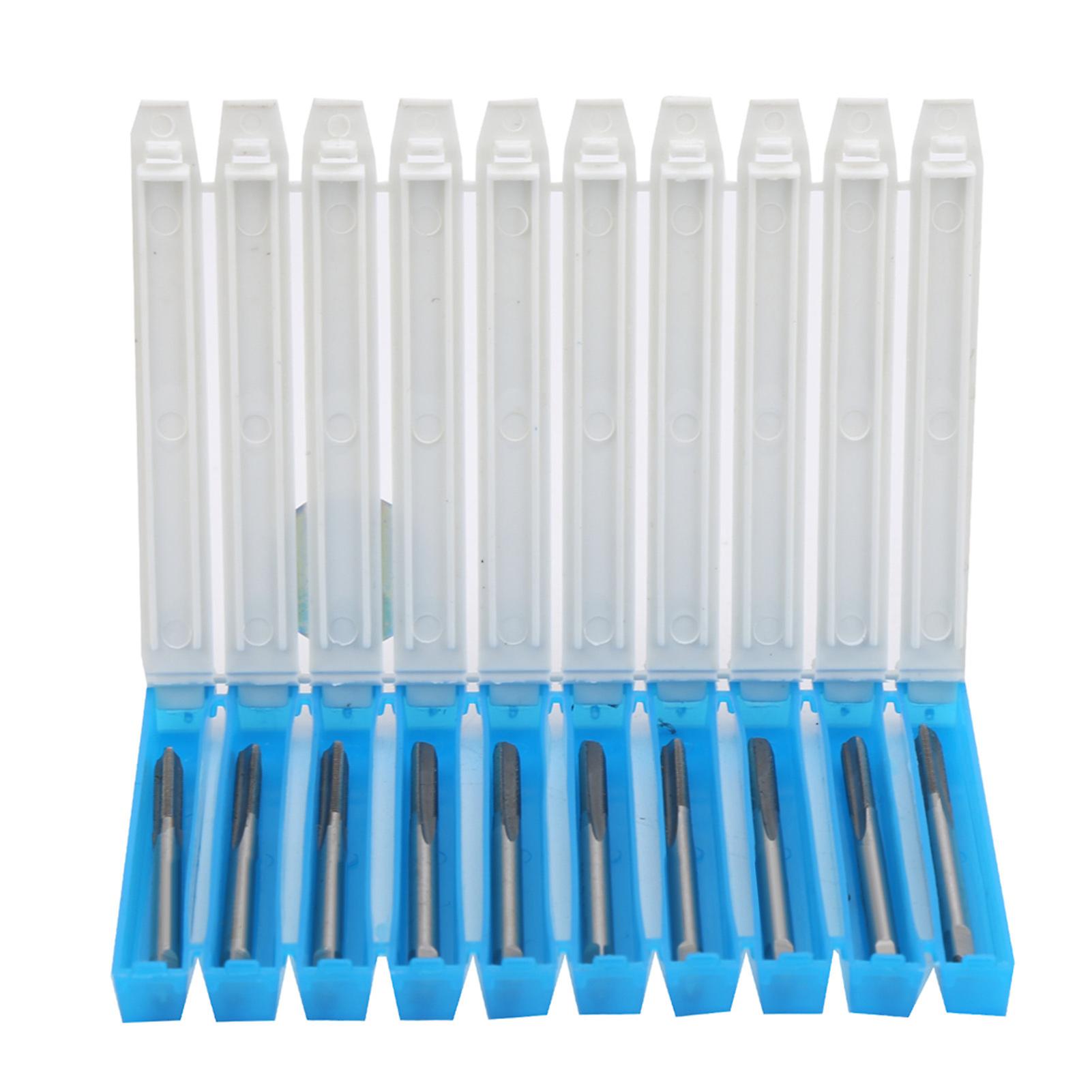 10pcs Straight Thread Tap HSS High Hardness Machine Tapping Thread Drill Bits M3 x 0.5 H2