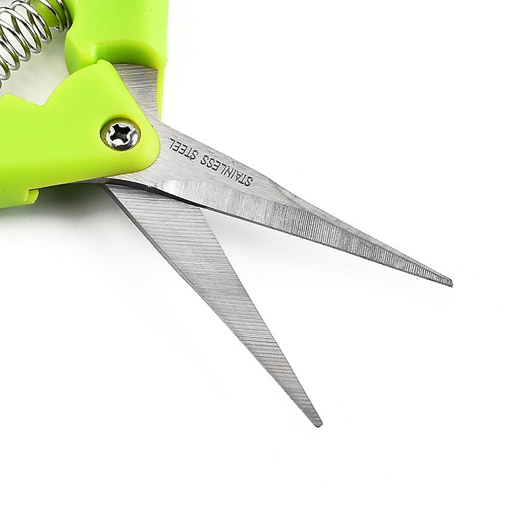 Spring Garden Scissors Garden Pruning Scissors with Non Slip Handle Stainless Steel Pruning Tool