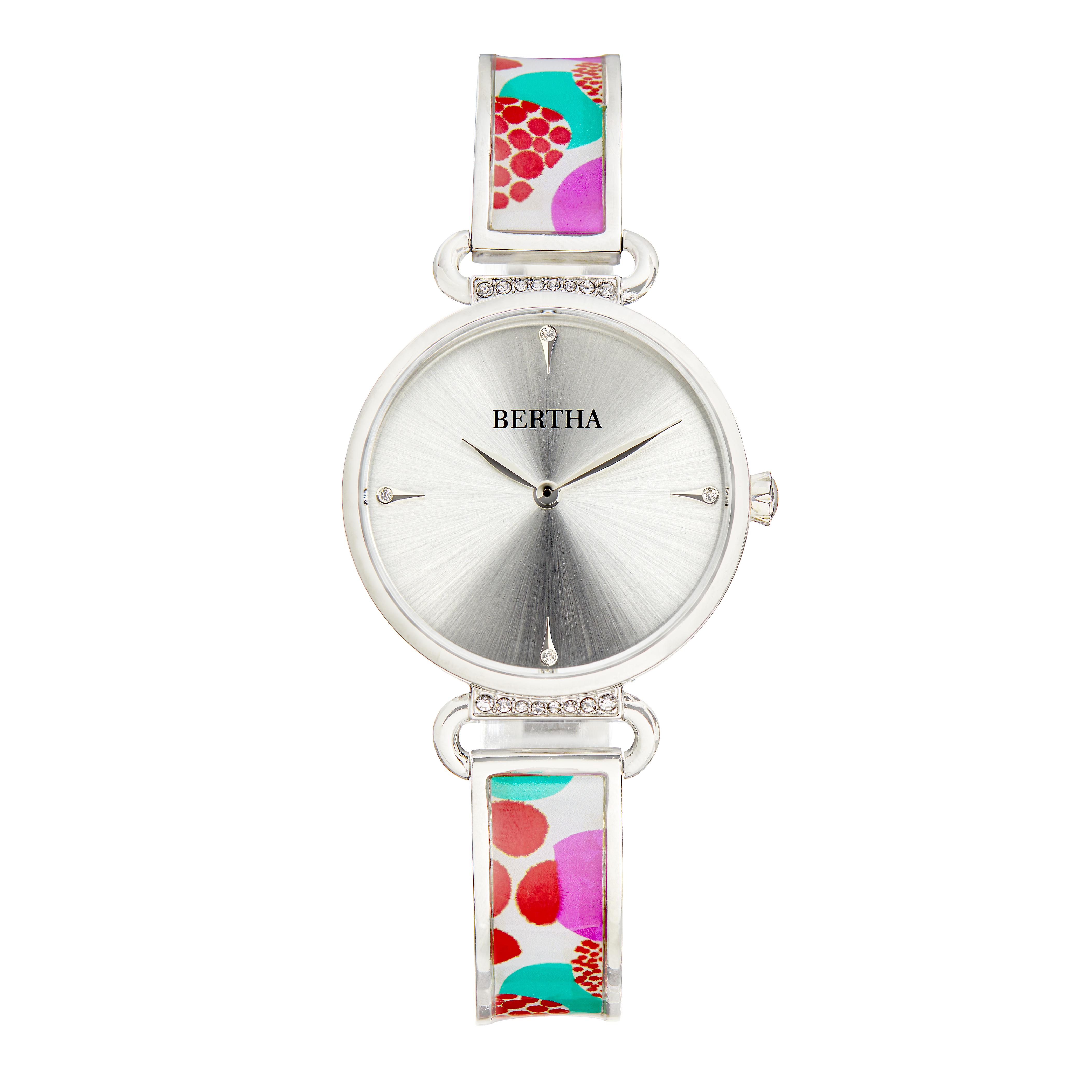 Orologio Bracciale in smalto Bertha Katherine - Bianco | Fruugo CH