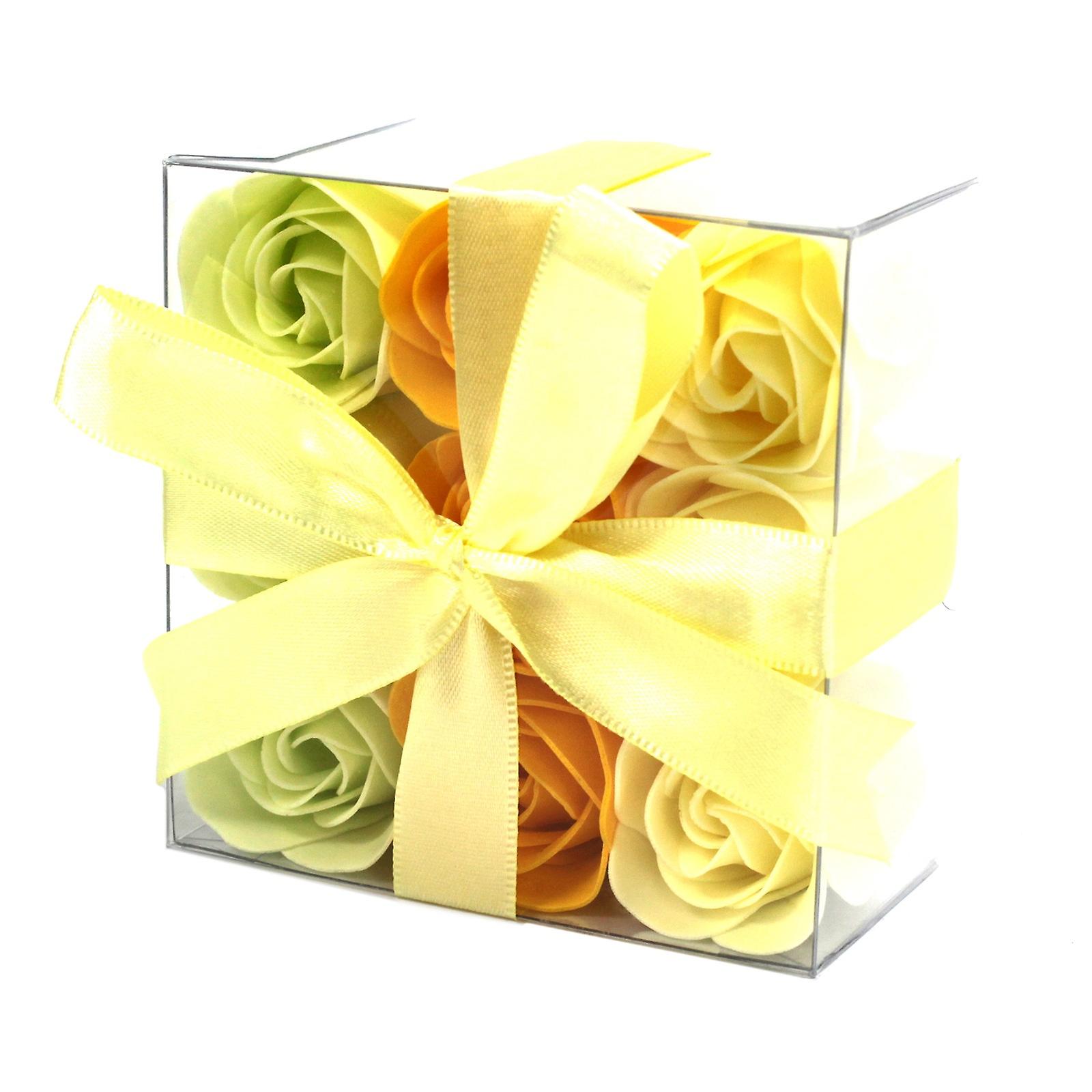 Set of 9 Soap Flowers- Spring Roses X 1
