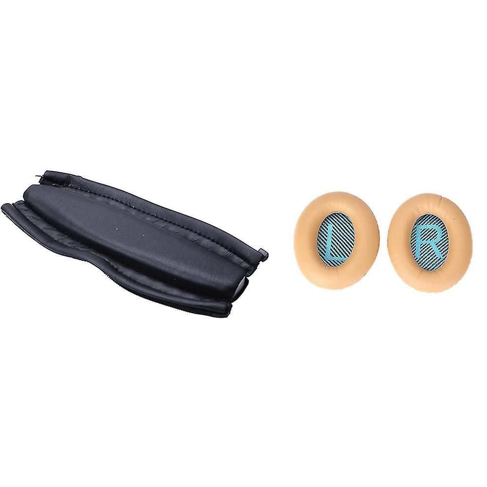 Headband Cushion For 15 Qc2 Qc15 & Replacement Earpads Foam For Quietcomfort15 Qc2 Qc15 Qc25