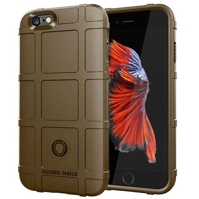Durable Shockproof Protective Shell Case for Apple iPhone 6S Plus - Brown