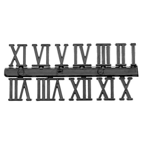 12Pcs/Set Clock Numeral Retro Installation Easily Plastic Useful Home Clock Roman Numeral DIY Tools for Home