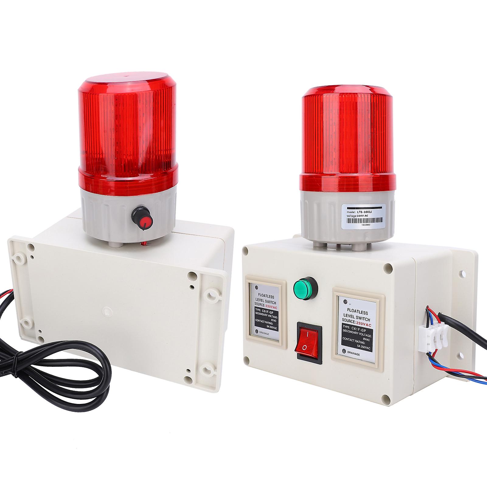 Water Level Alarm Sensor 90-105dB Adjustable Liquid Tank Monitor