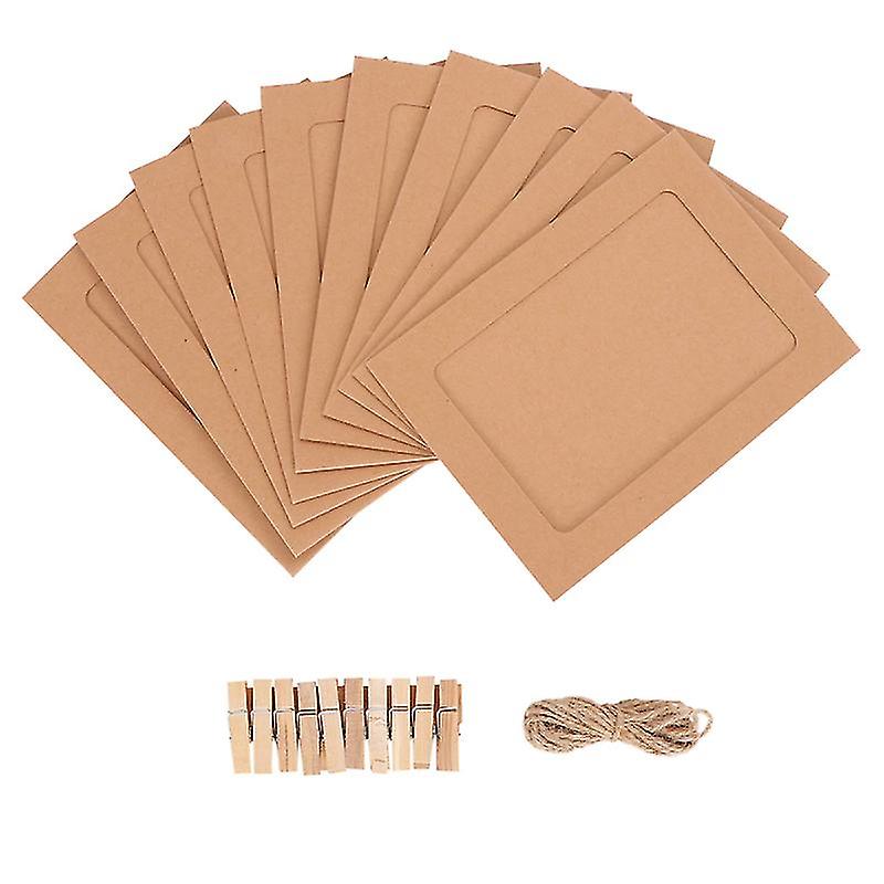 3pcs Craft Paper Photo Frames