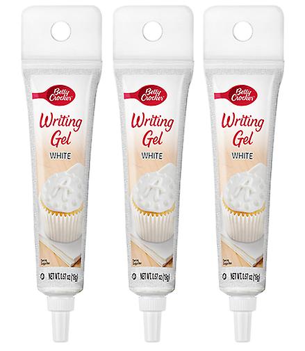 Betty Crocker Dekoration Schreibgel Weiß 3er Pack