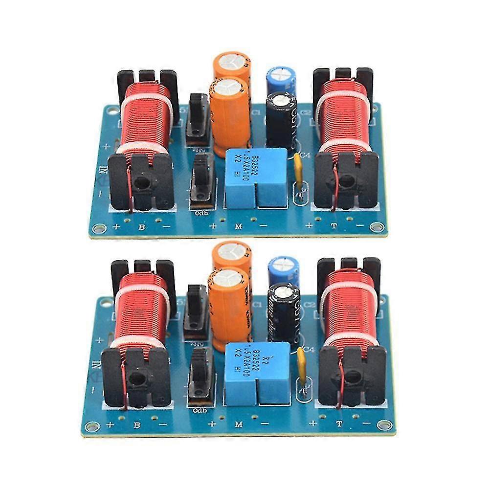 2 stuks 150w 3-weg audio luidspreker Crossover Midrange Bass Bookshelf Auto Luidsprekers Filter Frequentie Verdeeld