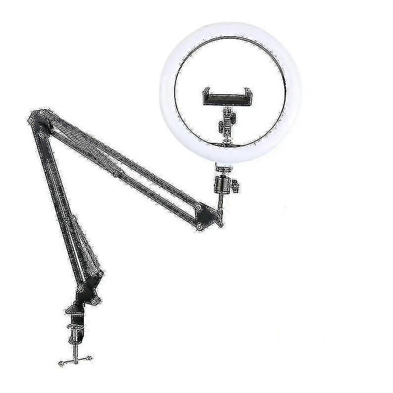 Telescopic arm bracket selfie ring light