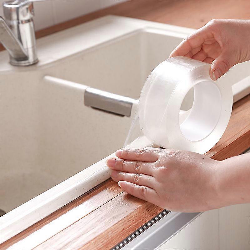 Transparent kitchen waterproof sealing tape (5cm*10m), self-adhesive