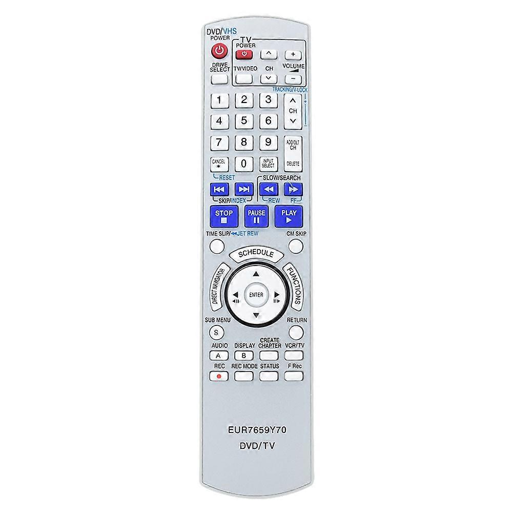 EUR7659Y70 Remote Control for TV/DVD Combo -ES35V -ES35VP -ES35VPC -ES3 Remote Control Replacement