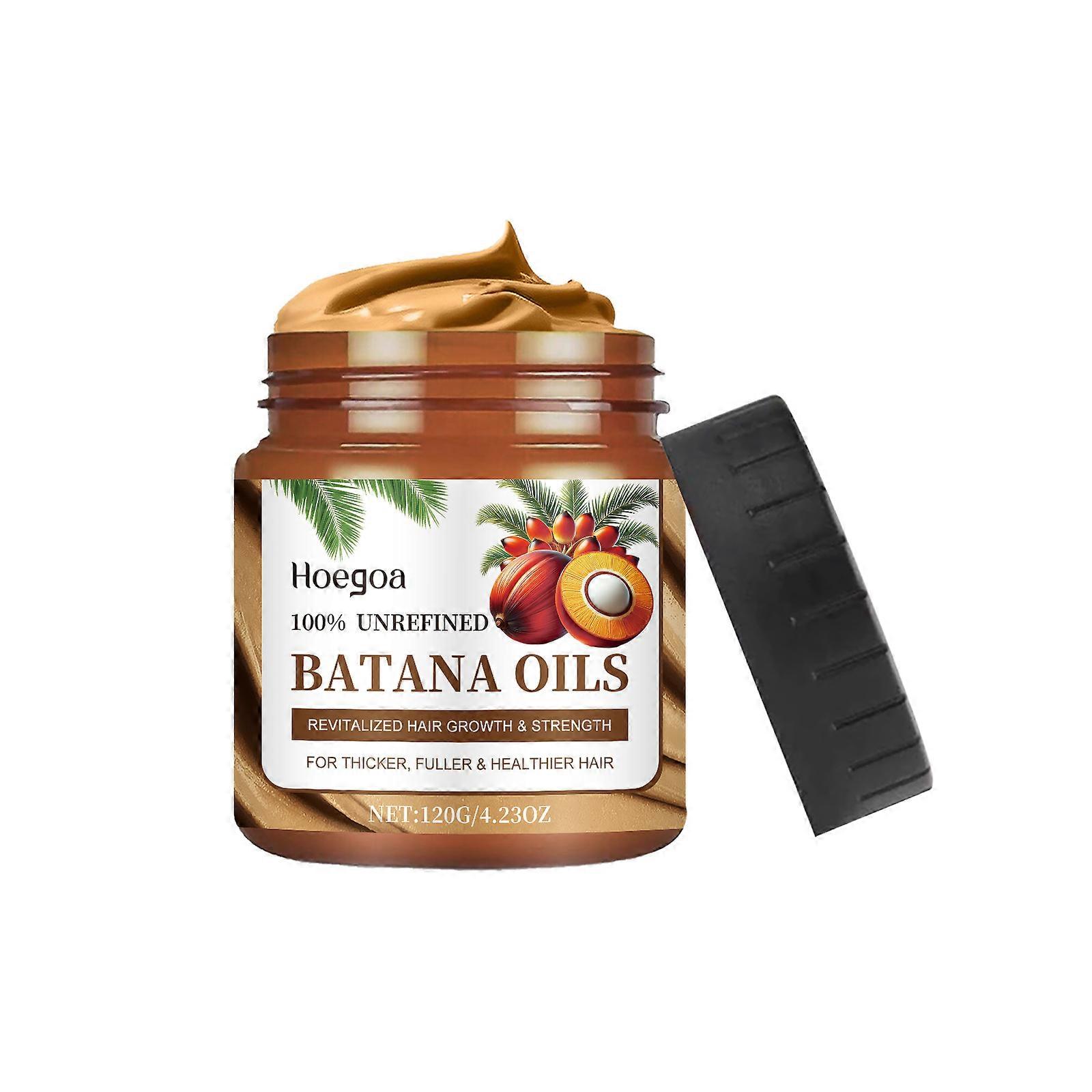 100% Unrefined Batana Oil for Hair Growth, Organic Pure Batana Oils, Batana Hair Oil Helps with Frizz, Split Ends, Texture & Shine