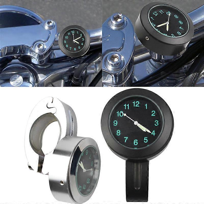 Motorcycle Watch Handlebar Clock Conversion Accessories Metal Clock With Buckle High-grade Chrome Table