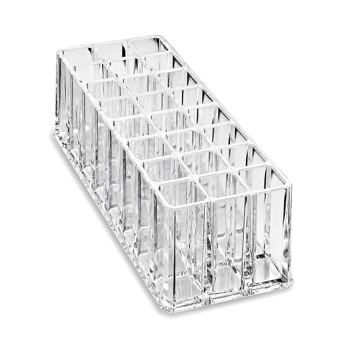 Organizer Acrylic Travel Perfume Holder Beauty Scent Holder 24 Space Clear Tall Organization Contai