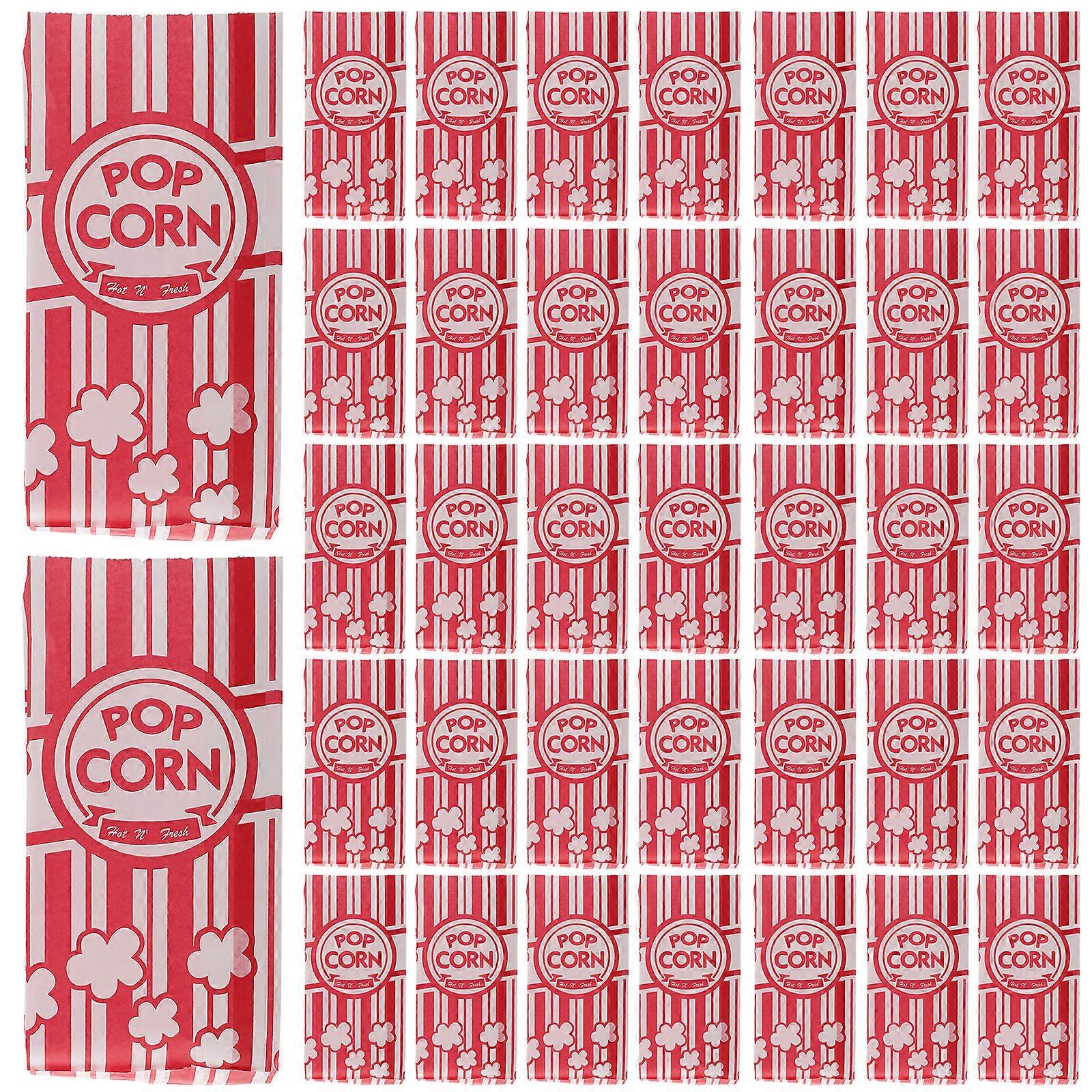 100stk oliebestandige popcornposer papir popcornposer popcornholder stor popcornarrangør