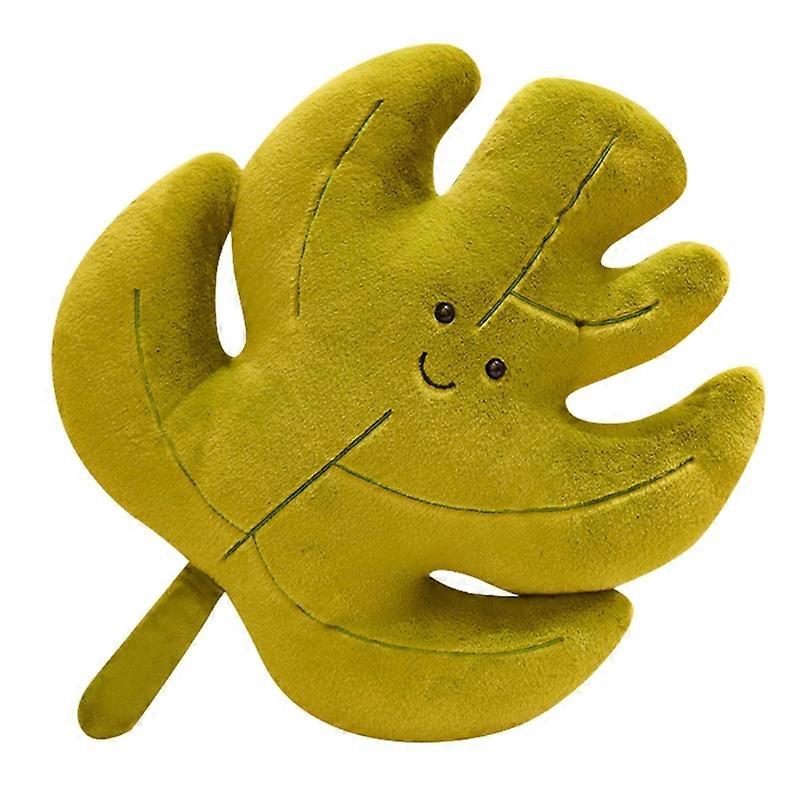 Oreiller unique en forme de feuille 3D Coussin de décoration de canapé doux et confortable Coussin de festival