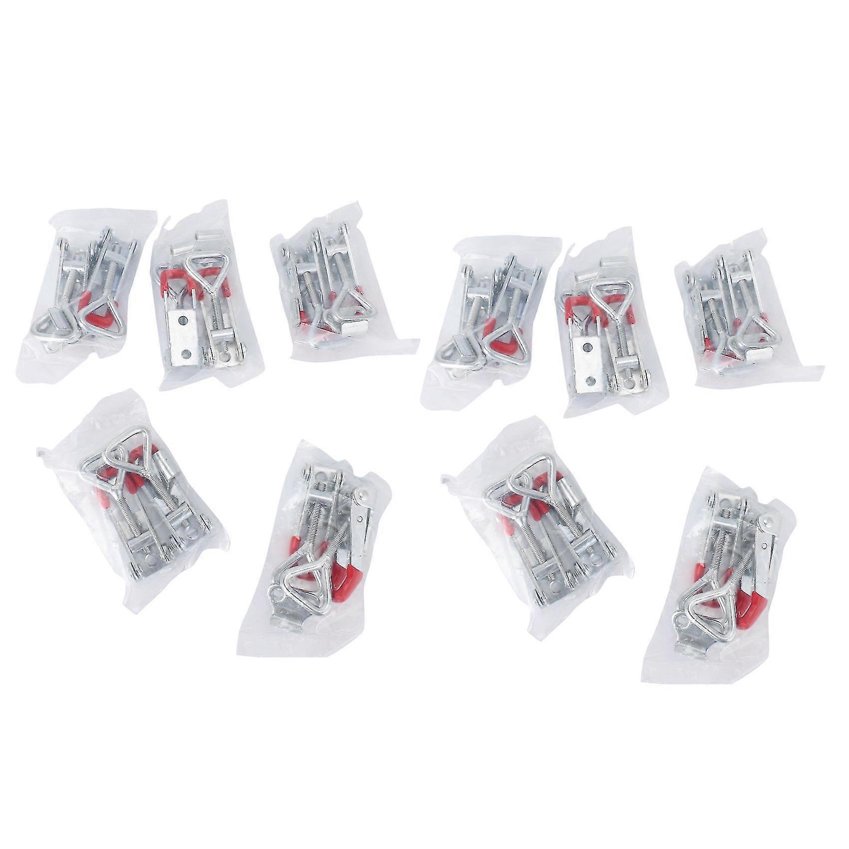 20 Pack Adjustable Toggle Latch Clamp 150kg Holding Capacity, 4001 Heavy Duty Quick Release Pull La