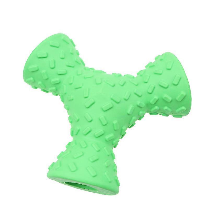 Jucarie interactiva pentru caini puzzle IQ, Cauciuc, 14x14cm, Verde